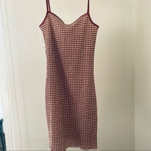 Aritzia Pink Gingham Minidress - jazz dress